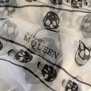 Alexander McQueen Silk Skull Scarf